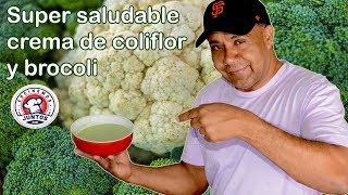 Crema de coliflor y brócoli para perder peso y limpiar el colon [upl. by Riobard]