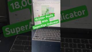 SuperAlgo Setup Indicator 🔥  18000 Profit In Live Trading  Best Indicator For Trading trading [upl. by Leler]