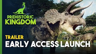 Prehistoric Kingdom  Early Access Launch Trailer [upl. by Tennek]