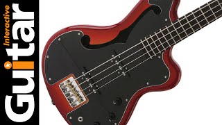 Italia Imola Bass  Review  Guitar Interactive Magazine [upl. by Tecu190]