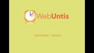 WebUntis  LehrerInnenTutorial für Elternsprechtag [upl. by Yliak121]