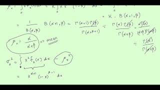 Beta Distribution Mean and Variance [upl. by Fennell]