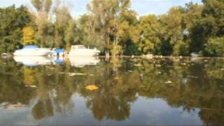 Bootfahrt vom ELBEKANAL zum Hochwasser am 3 Oktober 2010 [upl. by Thomey30]