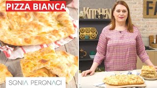 Pizza bianca romana fatta in casa super croccante da farcire [upl. by Thalia355]