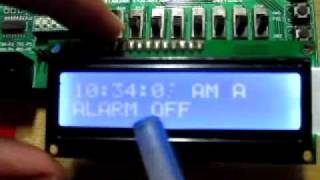 VHDL amp FPGA Project  Digital Clock with LCD display [upl. by Aleydis717]