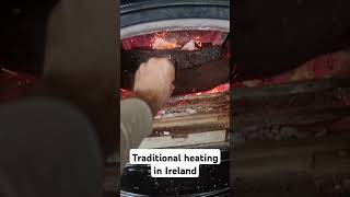 Using turf to heat your home during winter in Ireland ireland bog turf traditions winter [upl. by Chatterjee]