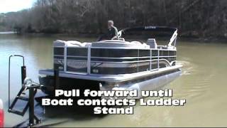 Unloading and Loading Pontoon by Sandhill Boat Co Dayton TN [upl. by Hailee]