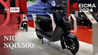 Niu NQiX500  LIVE da EICMA 2024 [upl. by Aliac440]