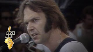 Neil Young  Helpless Live Aid 1985 [upl. by Odnomar]