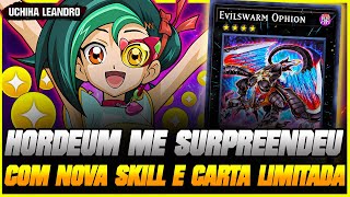 CHEGOU O NOVO EVILSWARM OPHION E UMA SKILL SAFADINHA  YUGiOh Duel Links [upl. by Aduh660]