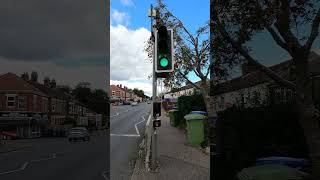 Norwich Aylsham Road A1402 Siemens Helios CLS Traffic Lights Puffin Crossing [upl. by Bronson489]