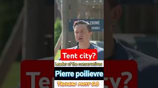 Pierre poilievre gets heckled by a paid influencer Just listen canada change [upl. by Aihseya547]