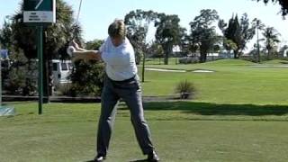 Ernie Els Golf Swing Hitting Driver in High Speed [upl. by Sparke]