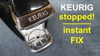 How to Fix ● KEURIG Coffee Maker that Stopped or Slow Brewing [upl. by Liuqa876]