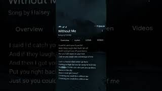 Without me halsey edit subscribe trending music youtube [upl. by Lindon]