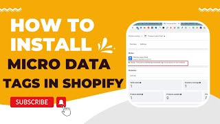 How to install microdata tags on your Shopify website [upl. by Mcclenon]