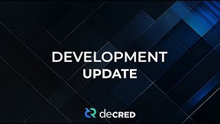 Decred Development Update  Bison Wallet P2P DEX Is Here [upl. by Anomer]