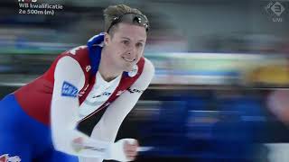 Kwalificatie schaatsen Thialf in Heerenveen jaar 2024 mannen 500 meter [upl. by Anelys]