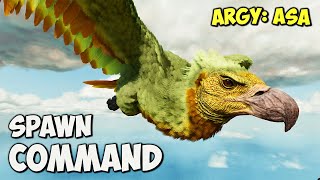 Argentavis ARK Survival Ascended Spawn COMMAND  How To Summon ARGENTAVIS Ark ASA Code [upl. by Audsley]