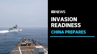 Xi Jinping wants China to be prepared for invasion of Taiwan by 2027  ABC News [upl. by Esela32]