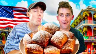 Two Brits try Southern Desserts for the first time [upl. by Wengert375]