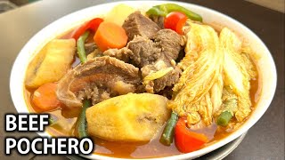 Paano ba gawing masarap ang Pocherong Baka  Simple and Easy BEEF POCHERO Recipe [upl. by Arhez]