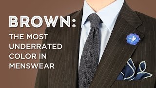 Brown How To Wear Style amp Pair Brown in Menswear [upl. by Appledorf]