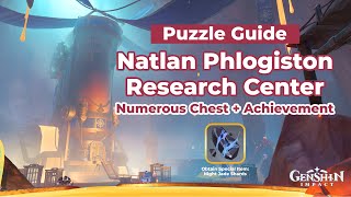 How to Solve Puzzle at Phlogiston Research Center Get a Night Jade Shard  Natlan  Genshin Impact [upl. by Tavie]