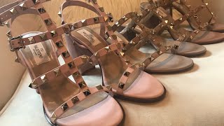 Valentino Garavani Rockstud Sandal Spring Summer Collection  Unboxing amp Review [upl. by Niasuh]