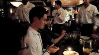 Rodizio staff perform LIVE birthday song for Omri [upl. by Careaga]