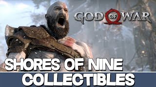 God of War  Shores of Nine Collectibles Guide [upl. by Porche239]