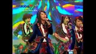 JKT48 River at Final Starteen GlobalTV 1792015 [upl. by Eelrahs]