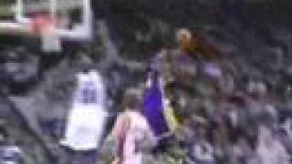 KOBE DUNKS ON ADONAL FOYLE OWNAGE [upl. by Croom]