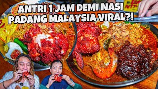 ANTRI 1 JAM DEMI NASI PADANG ALA MALAYSIA DI JAKSEL KEDAI NASI KANDAR [upl. by Louanne]