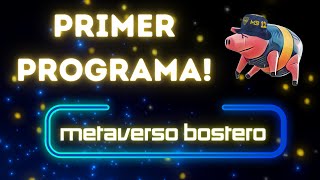 PRIMER PROGRAMA DE METAVERSO BOSTERO [upl. by Castera]