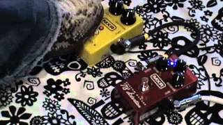 MXR Custom Badass 78 Distortion versus Distortion  pedal shootout [upl. by Aryajay591]