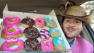 Krispy Kreme Barbie Doughnuts Review [upl. by Asillam]