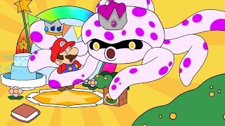 Paper Mario Sticker Star Gooper blooper boss battle theme music with lyrics 🗣🎶 [upl. by Luedtke]