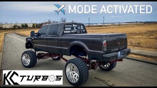 MAKING MY 60 POWERSTROKE SOUND LIKE AN AIRPLANE  KC TURBOS 10 BLADE INSTALL  IN DEPTH [upl. by Shawn]