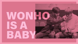 Wonkyun  Changkyun thinks Wonho is a baby [upl. by Dalt]