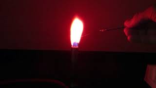 CHM 092 and CHM 151  Atomic Spectroscopy Lab  Flame Tests [upl. by Alor]