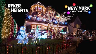 Its ON 4K Dyker Heights Christmas Lights 2024 Brooklyn New York [upl. by Katie493]