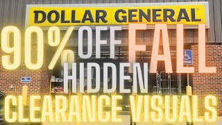 Dollar General Clearance Update 90 off Harvest Fall Items [upl. by Hollister]