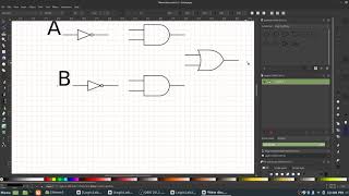 Inkscape  Logic Gate Schematic Diagrams [upl. by Nakeber]