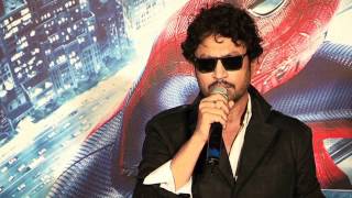 Irrfan Khan At The Amazing SpiderMan Press Conference [upl. by Yesima]