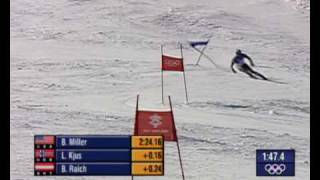 Alpine Skiing  Mens Giant Slalom  Salt Lake 2002 Winter Olympic Games [upl. by Nalahs]