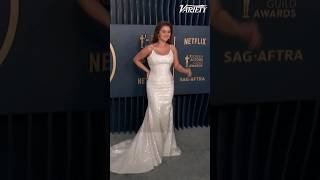 Selena Gomez  Red Carpet  SAG AFTRA Awards  Murders in the Building [upl. by Yelnek]