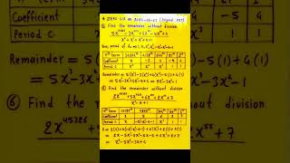 Polynomial Remainder Theorem [upl. by Laefar]