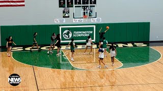 Farmington Girls Shoot for State Basketball Championship [upl. by Mide580]