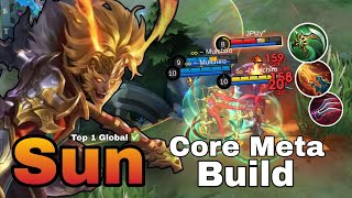 Killing Machine Sun  New Broken Build Crazy Damage  Top 1 Global Sun Core [upl. by Dlawso322]